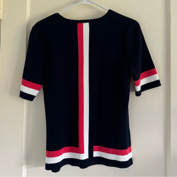 CAbi Style #5134 Hampton Shell Short Sleeve Top, Size Medium - Picture 3 of 7